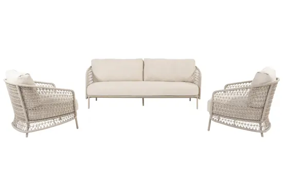 Puccini loungeset voor, 4 Seasons Outdoor, tuinmeubels