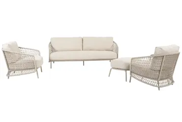 Puccini loungeset zonder salontafe setl, 4 Seasons Outdoor, Tuinmeubels