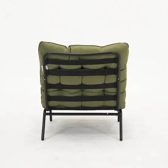 Relax stoel zenzi olive achter, Lesli Living, tuinmeubels.nl