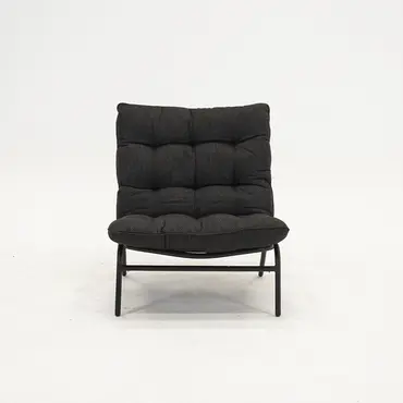 Relax stoel zenzi zwart voor, Lesli Living, tuinmeubels.nl