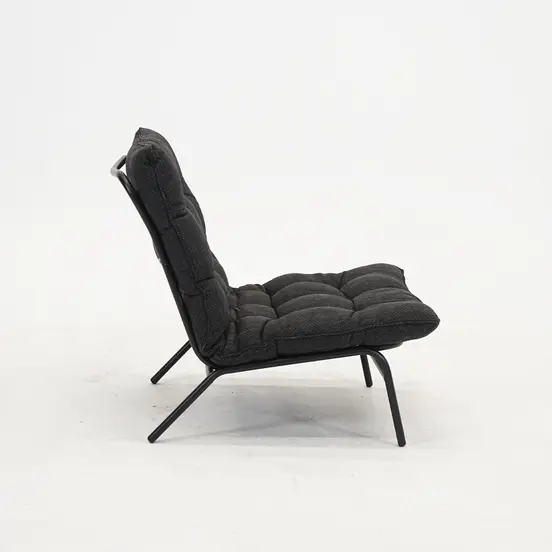 Relax stoel zenzi zwart zij, Lesli Living, tuinmeubels.nl
