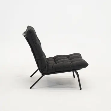 Relax stoel zenzi zwart zij, Lesli Living, tuinmeubels.nl