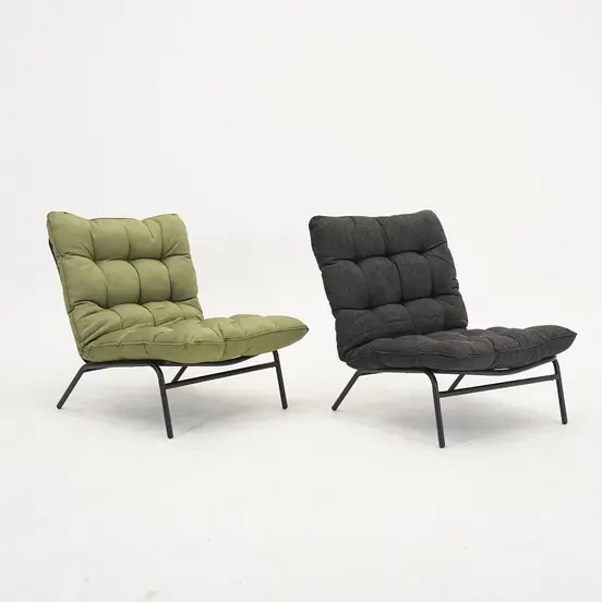Relax stoel zenzi zwart sfeer, Lesli Living, tuinmeubels.nl
