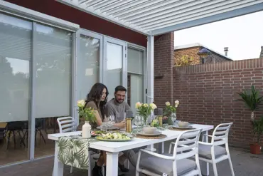 Rota Gazebo M white 360x720x250cm, SUNS, www.tuinmeubels.nl