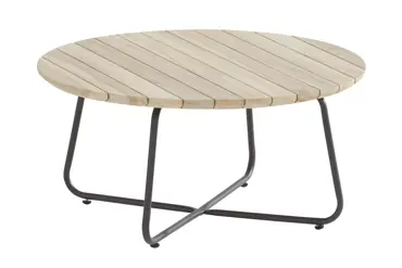 Salontafel Axel teak rond 73 cm (H35 cm) | 4 Seasons Outdoor