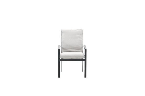 Sergio dining fauteuil Desert Sand voor, Garden Impressions, tuinmeubels.nl
