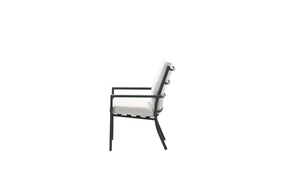 Sergio dining fauteuil Desert Sand zij, Garden Impressions, tuinmeubels.nl