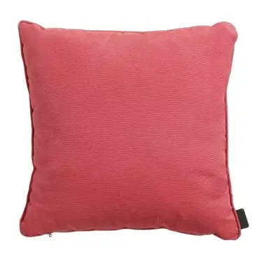 Sierkussen 45x45 piping Panama brick red - afbeelding 2