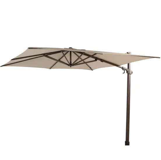 Siesta Premium 300 x 300 cm. beach met wenge frame, 4 Seasons Outdoor, tuinmeubels.nl