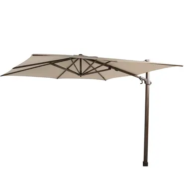 Siesta Premium 300 x 300 cm. beach met wenge frame, 4 Seasons Outdoor, tuinmeubels.nl