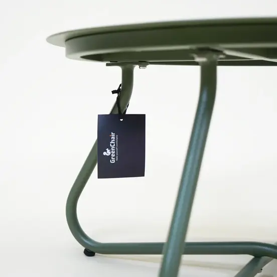 Small Quatro Coffee Table Green detail, Greenchair, tuinmeubels