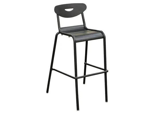 Smiley barstoel antraciet, Fermob, tuinmeubels.nl