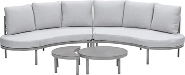 Solita lounge sofa set 4-dlg taupe, Garden Impressions, tuinmeubels.nl