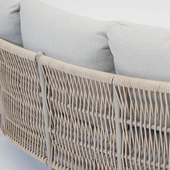 Solita lounge sofa set 4-dlg taupe detailfoto, Vita tuinmeubelen, tuinmeubels.nl