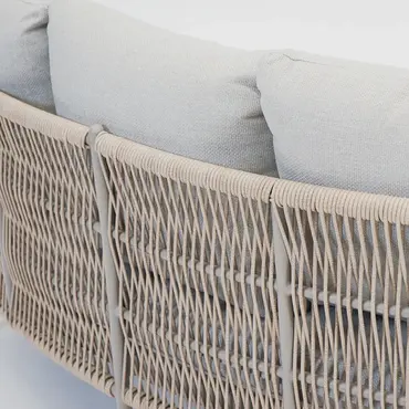 Solita lounge sofa set 4-dlg taupe detailfoto, Vita tuinmeubelen, tuinmeubels.nl