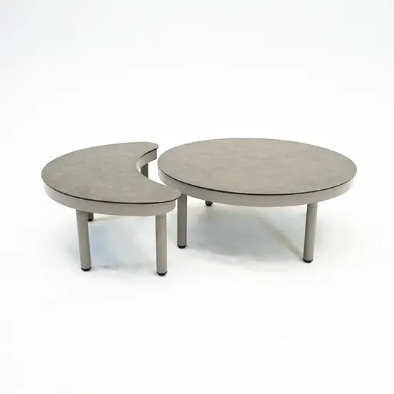 Solita lounge sofa set 4-dlg taupe tafels, Vita tuinmeubelen, tuinmeubels.nl