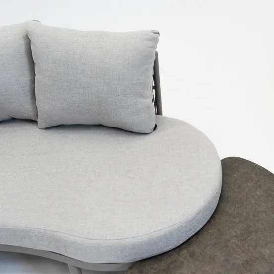 Solita lounge sofa set 4-dlg taupe detailbeeld, Vita tuinmeubelen, tuinmeubels.nl