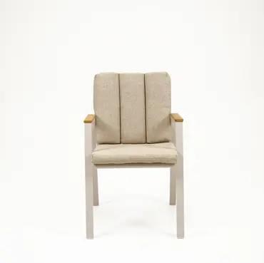 Stapelstoel Leather Fauteuil Creme, Vita, tuinmeubels