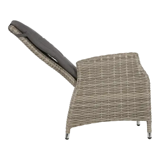 Stoel comfort l61b72h112cm mountain verstelbaar, Lesli Living, tuinmeubels