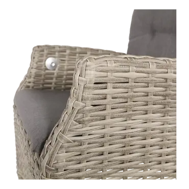 Stoel comfort l61b72h112cm mountain detail, Lesli Living, tuinmeubels