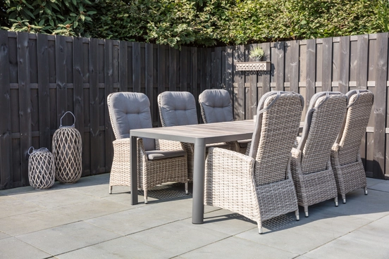 Stoel comfort l61b72h112cm mountain sfeerbeeld, Lesli Living, tuinmeubels