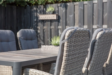 Stoel comfort l61b72h112cm mountain sfeer detail, Lesli Living, tuinmeubels