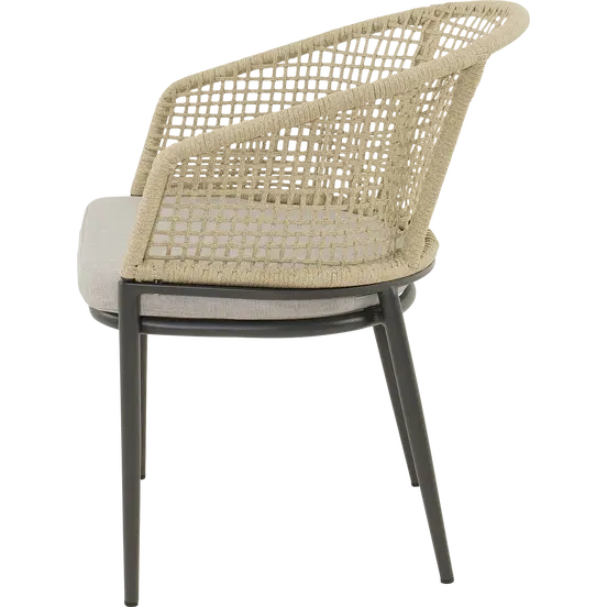 Stoel Kioto beige zij, Lesli Living, tuinmeubels.nl