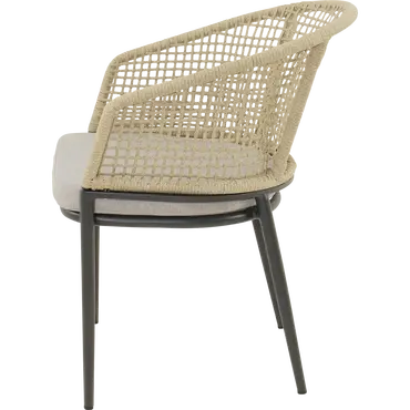 Stoel Kioto beige zij, Lesli Living, tuinmeubels.nl