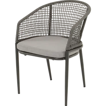 Stoel Kioto grijs, Lesli Living, tuinmeubels.nl