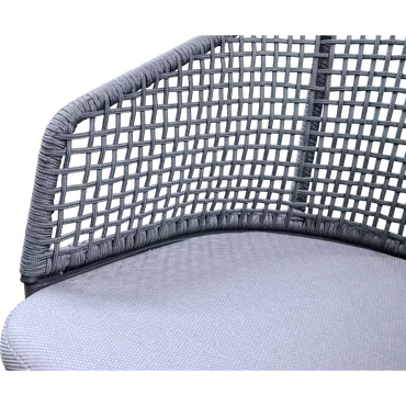 Stoel Kioto grijs detail, Lesli Living, tuinmeubels.nl