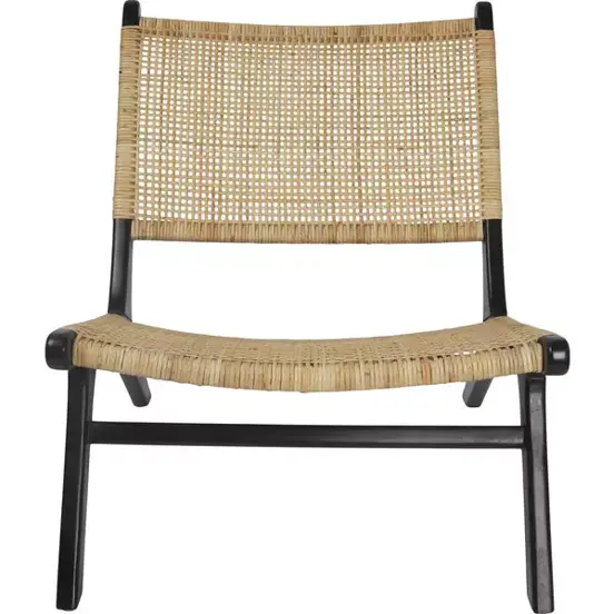 Stoel teak webbing b64d79h75cm voor, Van der Leeden, tuinmeubels