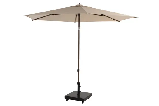 Stokparasol Azzurro 300 Wenge Frame Beach Solefin 4SO Parasol Bruin 4 Seasons Outdoor - afbeelding 1