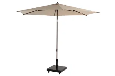 Stokparasol Azzurro 300 Wenge Frame Beach Solefin 4SO Parasol Bruin 4 Seasons Outdoor
