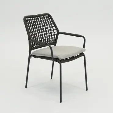 Swifty dining stoel c.black/ TPU grey/ valley sand