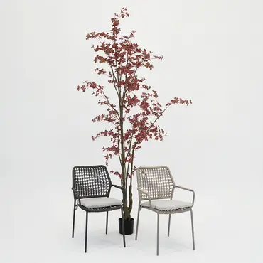 Swifty dining stoel c.black/ TPU grey/ valley sand sfeer, Garden impressions, tuinmeubels.nl