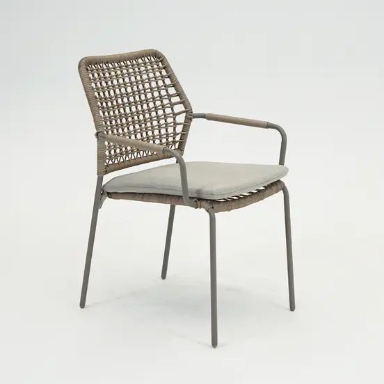 Swifty dining stoel taupe/TPU natural