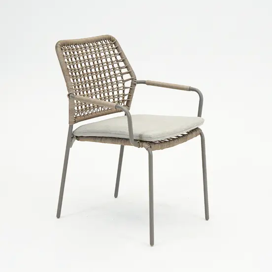 Swifty dining stoel taupe/TPU natural, Garden impressions, Tuinmeubels.nl