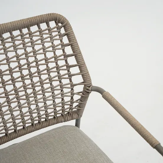 Swifty dining stoel taupe/TPU natural detail, Garden impressions, Tuinmeubels.nl