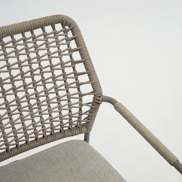 Swifty dining stoel taupe/TPU natural detail, Garden impressions, Tuinmeubels.nl