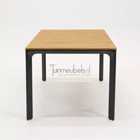 Tafel Arezzo 160x90cm zijkant, Lesli Living, tuinmeubels