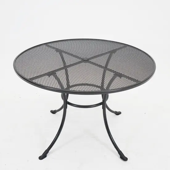 Tafel basic strekmetaal rond d110 antraciet - afbeelding 2