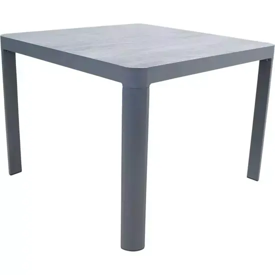 Tafel Castilla 2.0 Negro 100x100cm, Lesli Living, Tuinmeubels.nl