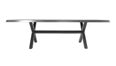 Tafel Castilla 2.0 Negro Buiten Tuin met kruispoot 243x103cm van Lesli Living - afbeelding 2