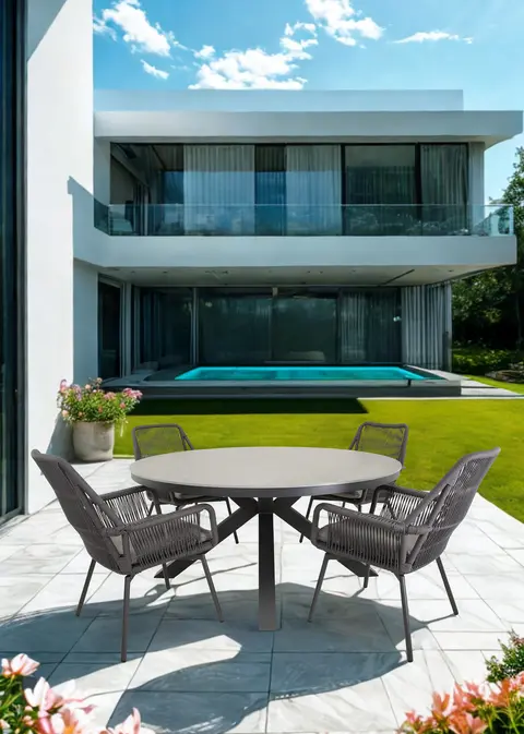 Tafel Davos Ø118cm sfeer, SenS-Line, tuincentrumoutlet.com