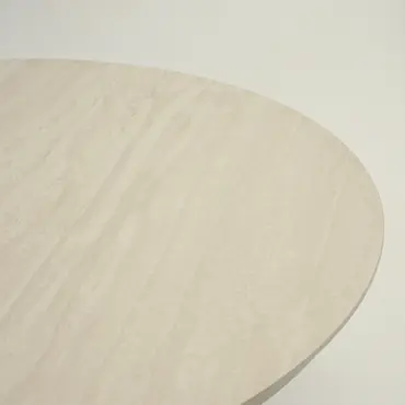 Tafel davos crema 118cm detail, Lesli Living, Tuinmeubels.nl