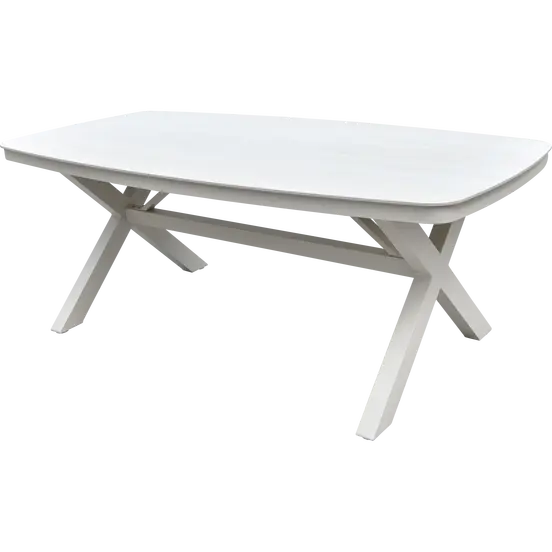 Tafel Davos Crema Deens ovaal 200x100cm, Lesli Living, tuincentrumoutlet.com