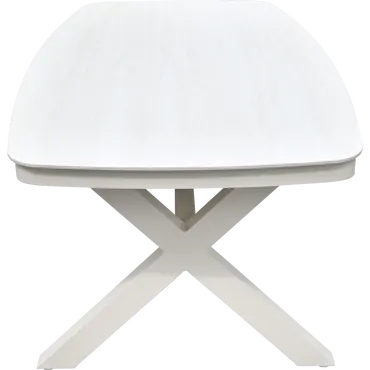 Tafel Davos Crema Deens ovaal 200x100cm zij, Lesli Living, tuincentrumoutlet.com