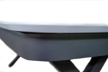 Tafel davos deens ovaal 200x100cm detailfoto, Lesli Living, tuinmeubels.nl