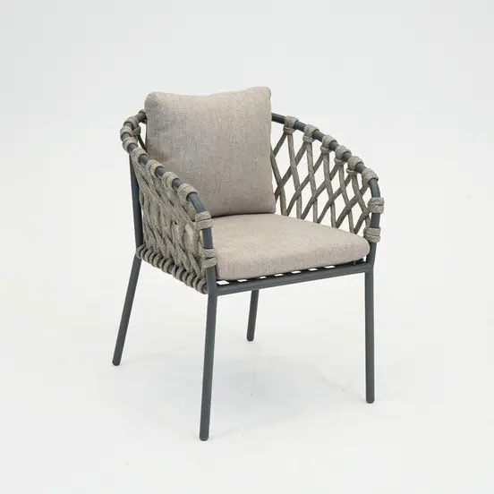 Tanami eetstoel antraciet, Vita Tuinmeubelen, Tuinmeubels.nl