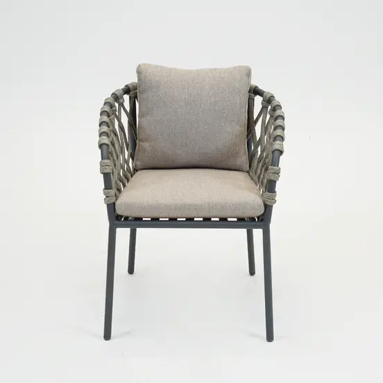 Tanami eetstoel antraciet voor, Vita Tuinmeubelen, Tuinmeubels.nl